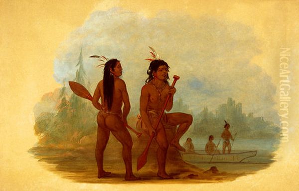 Two Young Hyda Men - view 1