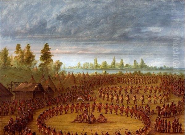 War Dance of the Apachees - view 1