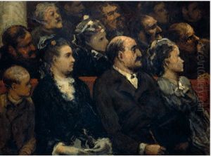 French Theater by Honore Daumier