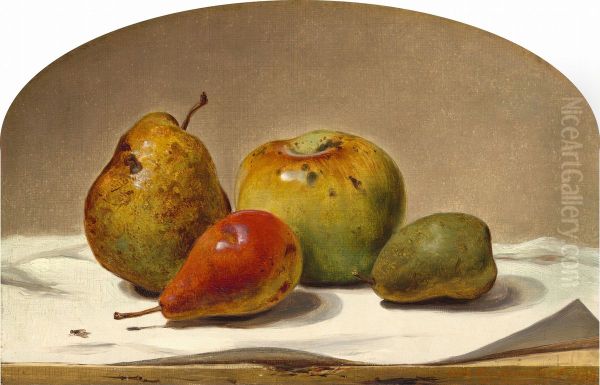 Three Pears and an Apple - view 1