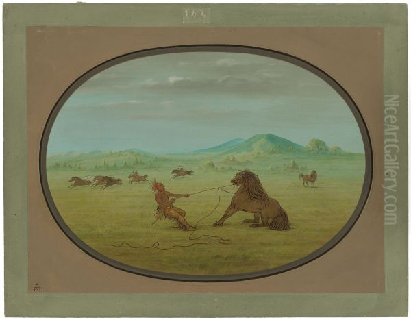Catching Wild Horses - Pawnee - view 1