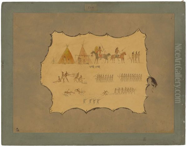 Facsimile of a Cheyenne Robe - view 1