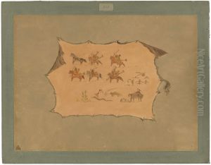 Facsimile of a Pawnee Doctor's Robe by George Catlin