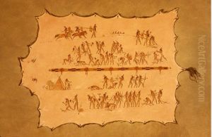 Facsimile of a Sioux Robe by George Catlin
