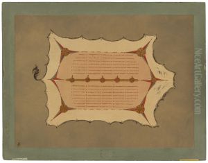 Facsimile of a Sioux Robe with Porcupine Quills by George Catlin