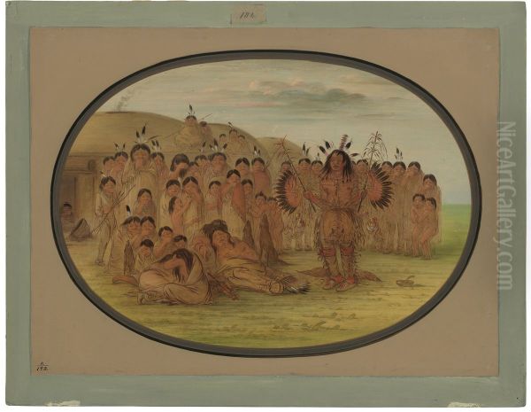 A Mandan Medicine Man - view 1