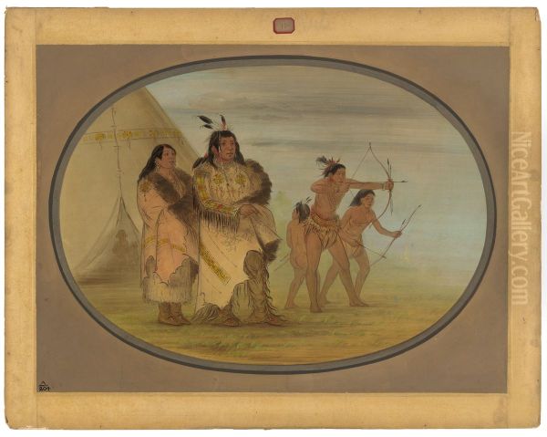 Ojibbeway Indians - view 1