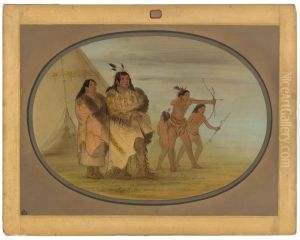 Ojibbeway Indians by George Catlin