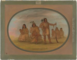 Osceola and Four Seminolee Indians