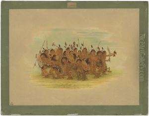 Scalp Dance - Sioux by George Catlin