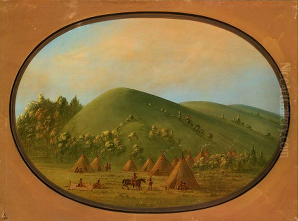A Small Cheyenne Village - view 1