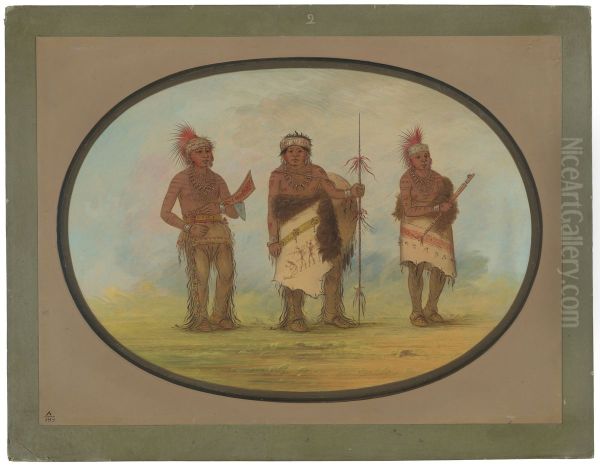 Three Iowa Indians - view 1