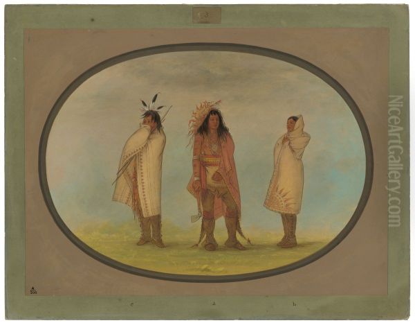 Three Iroquois Indians - view 1