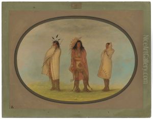 Three Iroquois Indians by George Catlin