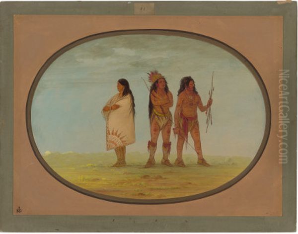 Three Navaho Indians - view 1