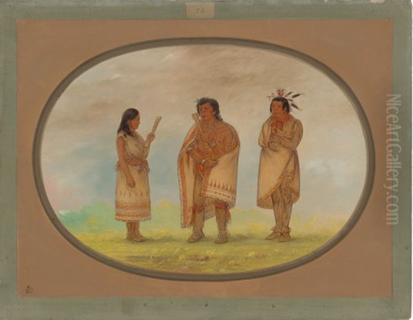 Three Potowotomie Indians - view 1