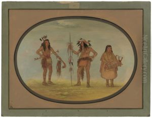Two Ojibbeway Warriors and a Woman Two Ojibbeway Warriors and a Woman