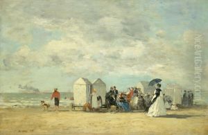 Beach Scene by Eugene Louis Boudin