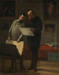 Advice to a Young Artist by Honore Daumier