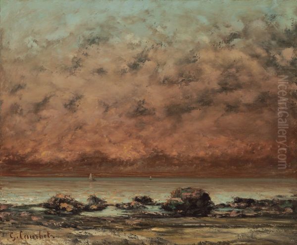 The Black Rocks at Trouville - view 1
