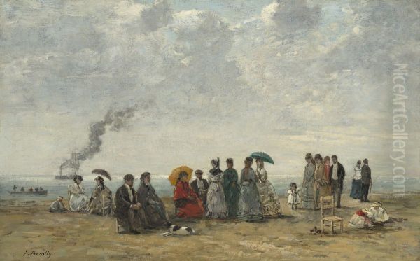 Figures on the Beach - view 1