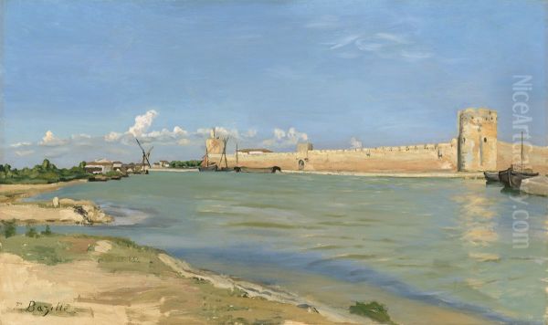 The Western Ramparts at Aigues-Mortes - view 1