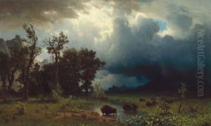 The Impending Storm by Albert Bierstadt