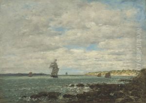 Coast of Brittany by Eugene Louis Boudin