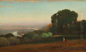 View of the Tiber near Perugia by George Inness