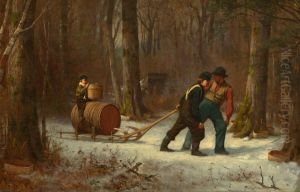 On Their Way to Camp by Eastman Johnson