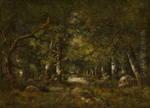 Forest Scene by Narcisse Virgilio Diaz