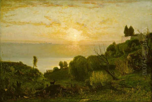 Lake Albano, Sunset - view 1