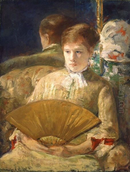 Woman with a Fan - view 1