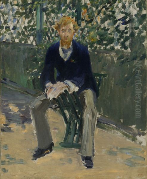 George Moore in the Artist's Garden - view 1