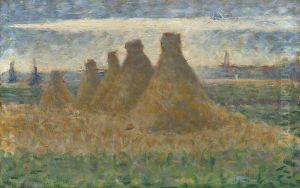 Haystacks by Georges Seurat