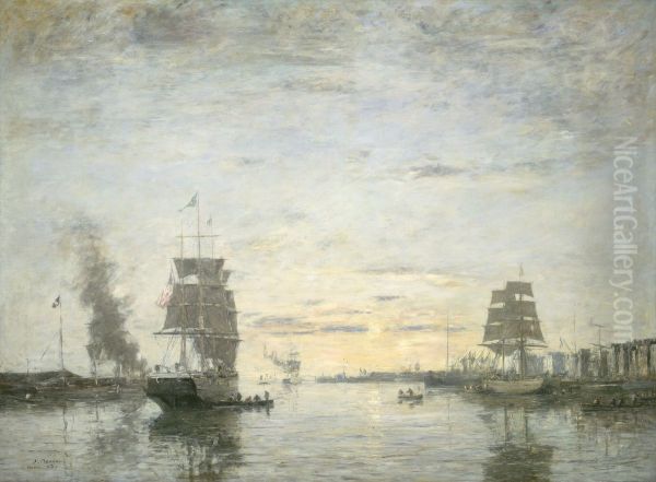 Entrance to the Harbor, Le Havre - view 1