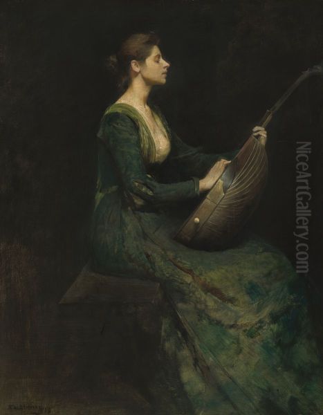 Lady with a Lute - view 1