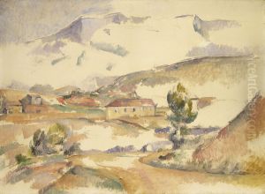 Montagne Sainte-Victoire, from near Gardanne by Paul Cezanne