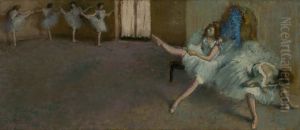 Before the Ballet by Edgar Degas