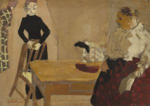 The Conversation by Jean-Edouard Vuillard