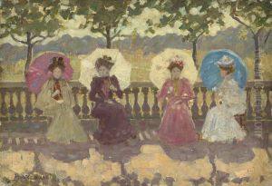 In the Park, Paris by Maurice Prendergast