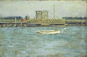 Drawbridge - Long Branch R. R. by Theodore Robinson