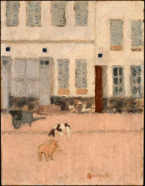 Two Dogs in a Deserted Street - view 1
