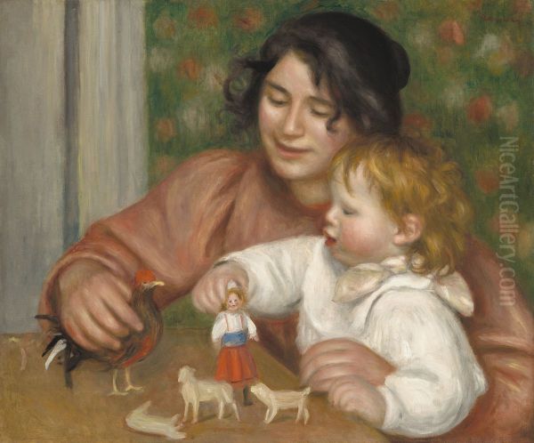 Child with Toys - Gabrielle and the Artist's Son, Jean - view 1