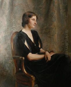 Portrait Of Lady Winifred Tryon, Seated by William Carter