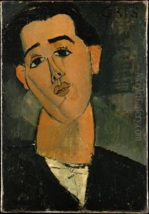 Juan Gris (1887-1927) by Amedeo Modigliani