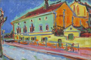 Dance Hall Bellevue [obverse] by Ernst Ludwig Kirchner