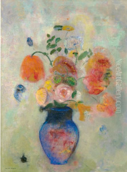 Large Vase with Flowers - view 1