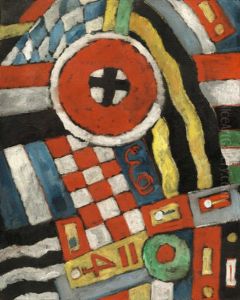 Berlin Abstraction by Marsden Hartley