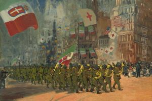 The Bersaglieri by George Luks